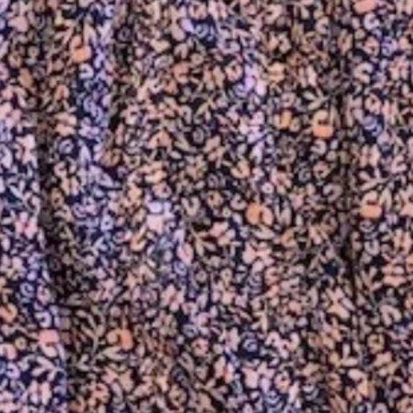 Jonathan Simkhai Serena Floral Mini Dress Size 4 Silk Burgandy and Navy - Picture 7 of 10